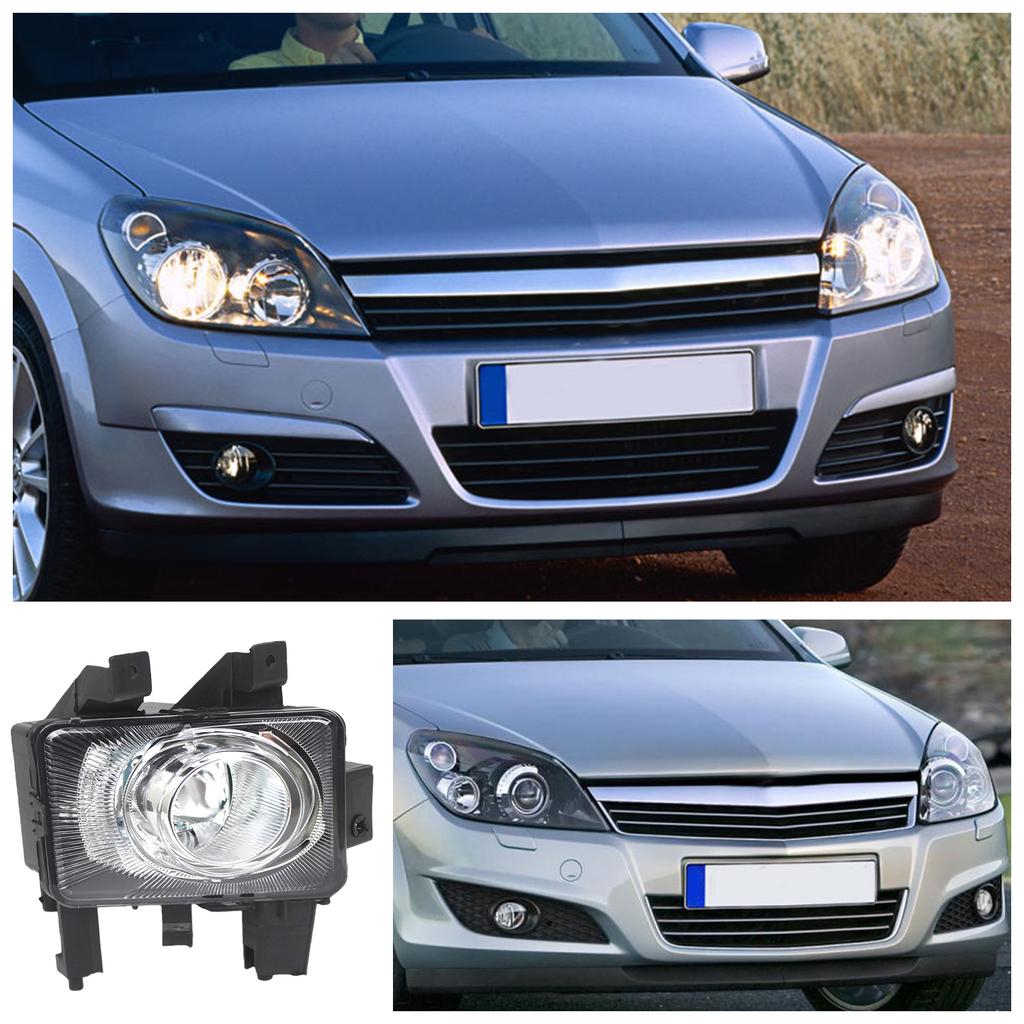 Fog Lamp Cover Without Bulb Car Accessories Replacement Front Bumper Fog Light Housing for Vauxhall Astra H Mk5 02/2004-12/2013