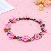 Flowers Leaves Headbands Bohemia Garland Flower Crown Girls Floral Wreath Bridal Halo Headpiece