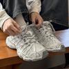 Thick-soled dad shoes spring and summer new heightening shoes mesh breathable straps sneakers