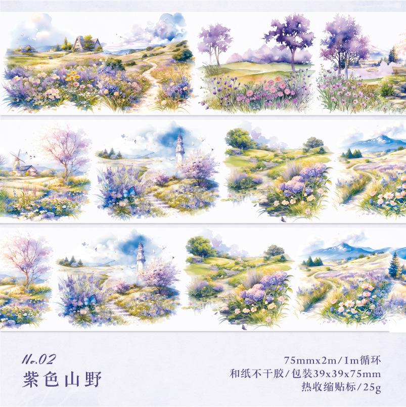 Mr. Paper, Autumn Forest Series Washi Tape Stickers, Scrapbook Phone Cases, Notebook Diaries, Decorative Stationery Stickers