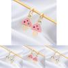 Stylish Multicolor Plated Mushroom Earrings For Women Perfect For All Occasions