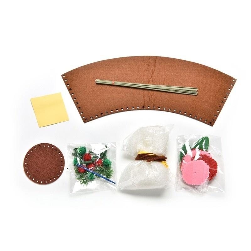 1KS Nové Horké Vzdělávací Hračky pro Rané Dětství 3D DIY Netkaný Umělý Květináč Děti