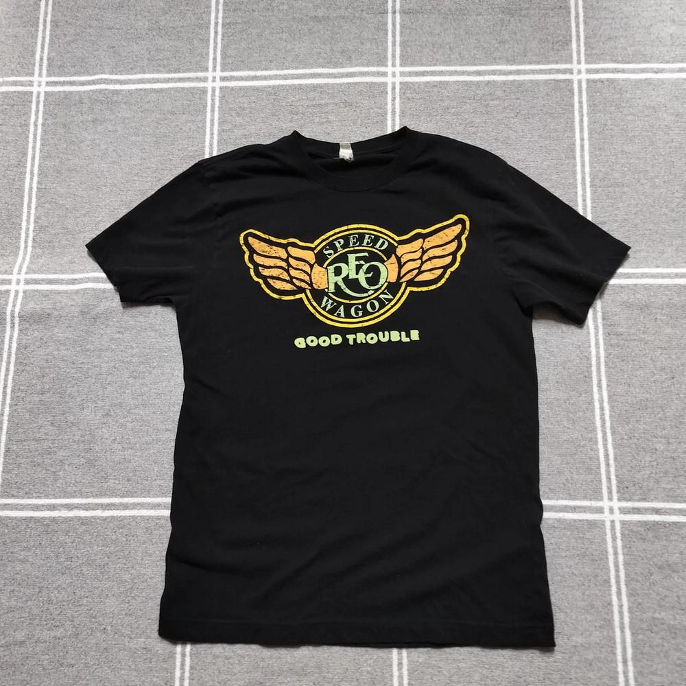 New REO SPEEDWAGON BAnd Good Trouble Shirt Unisex Concert S5XL TR817 Unisex T-Shirt S