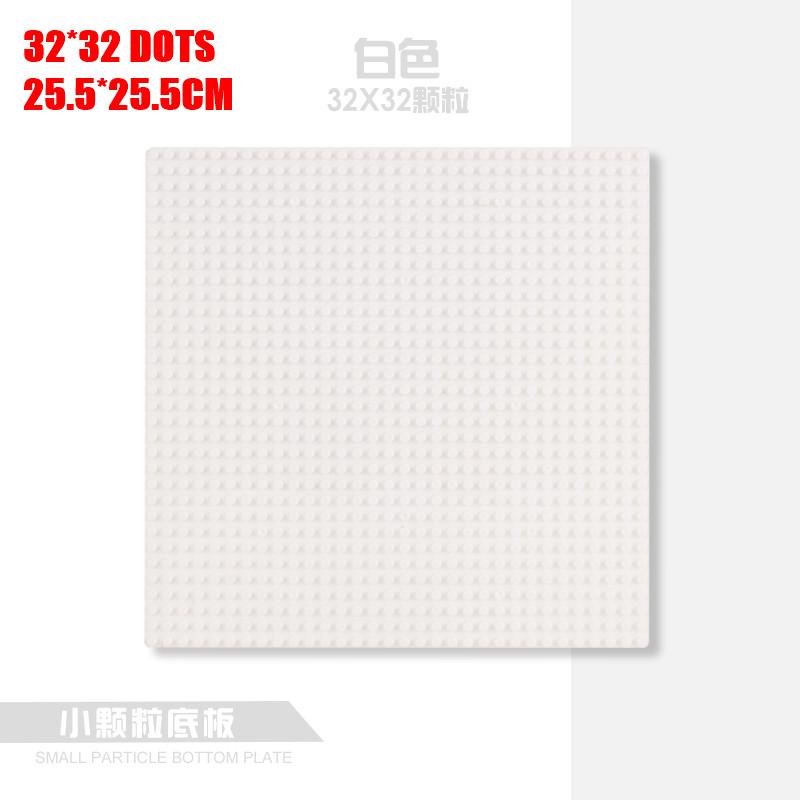 32*32 Dots Plastic Blocks Base Plates Juguetes Timeless Construction Blocks Baseplate For Kids Diy Toys Fitting City Blocks Moc