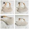 Hand Crocheted Hollow Underarm Bag Women's Shoulder Bag