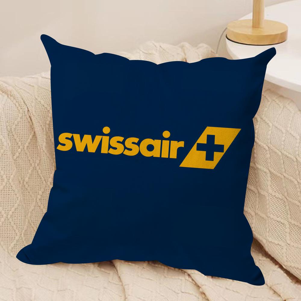 Luxury SSwISSAIR Cushion Cover Pillowcase Ultra Soft Skin Friendly Fabric Cloud Like Comfort  Concealed Zipper