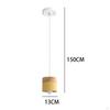 Minimalist LED Pendant Light with Wooden and Iron Design for Home Decor
