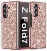 Applicable To Samsung ZFold8Ultra Glitter Sequin Mobile Phone Case Electroplating Anti-drop Flip7 Anti-drop Protective Case