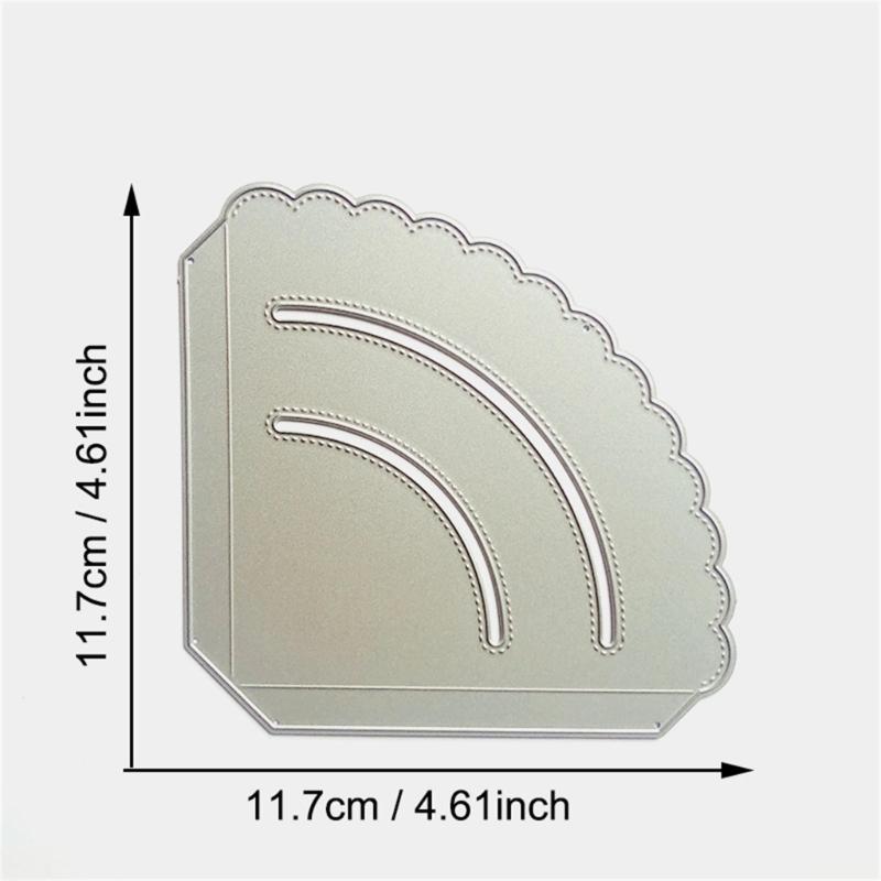 Label Pocket Metal Cutting Dies DIY Craft Carbon Steel Embossing Template Stencil Scrapbooking for Card Die Cuts Mold