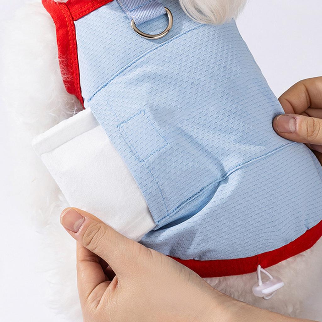 Breathable Dog Cooling Vest Sun Hat Set for Hot Weather Wear Outdoor Activity Large Pet Apparel