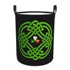 St. Patrick's Day Laundry Basket Collapsible Clothing Hamper Toys Organizer Storage Bins