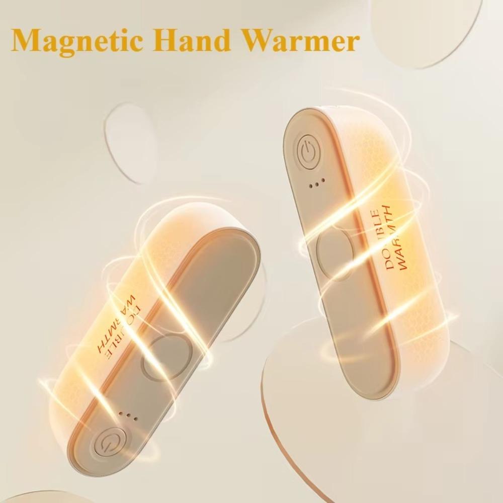 Rechargeable Magnetic Hand Warmers Strong Magnetic Reusable Rechargeable Hand Warmers 2in1 Magnetic Feature Portable Hand Heater