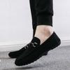 Fashion NEW Men's Loafers Comfortable Flat Casual Shoes Men Breathable Slip-On Soft Leather Driving Shoes Moccasins Zapatos De Hombre
