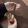 Ebony pot pen does not shed hair Solid wood tea brush tea pen tea brush tea tray tea accessories tea table cleaning