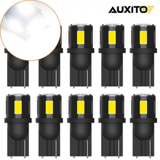 AUXITO LED License T10 168 Map Interior Light Marker Bulbs Fit Side 6000K