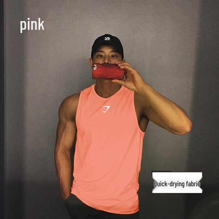Gilet da Allenamento Senza Maniche Quick-Dry da Uomo Gymshark - Rete Estiva Girocollo