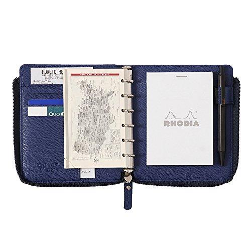 Quo Vadis System Organizer Cover [Mini 6 Size L Zip Cover] Timer14 Club Framboise QUOVADIS Timer14 qv93702rofran