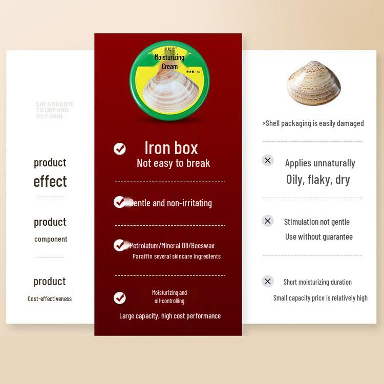 Starý Šanghaj Zimní krém na ruce: Olej z mušlí Nemrznoucí a proti praskání (Balení po 8 kusech)