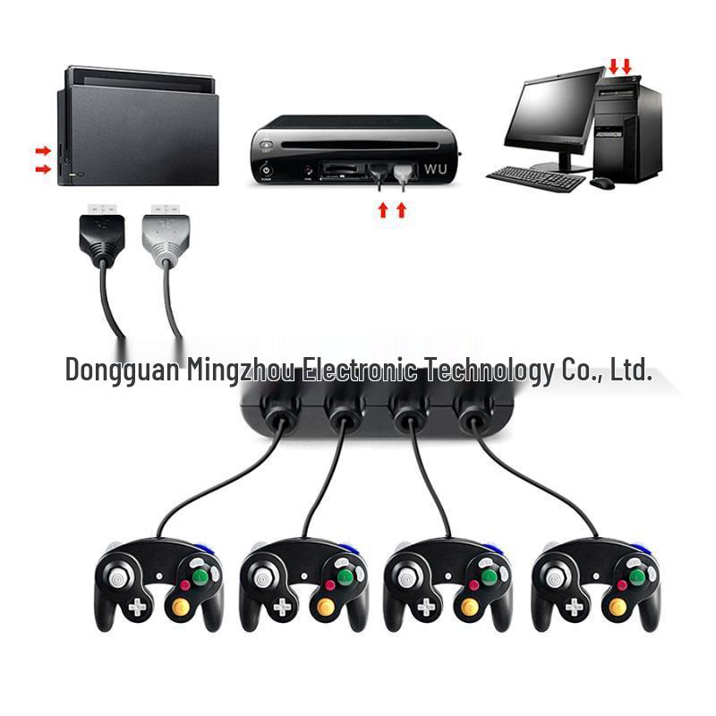 3-in-1 Switch/Wii U/PC Converter: NGC Controller To Switch/Wii U/PC Adapter