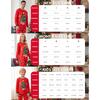 Christmas Pajama Set, Xmas Tree & Letter Print Long Sleeve Tops and Pants Sleepwear, Family Matching Christmas Pajamas Set for Men Women Boys & Girls