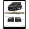 For Suzuki Jimny JB64 JB74 2018 2019 2020 2021 2022 2023 2024 2025 Matte black Car Rearview Mirror Trim Cover LHD RHD ABS 1Pair