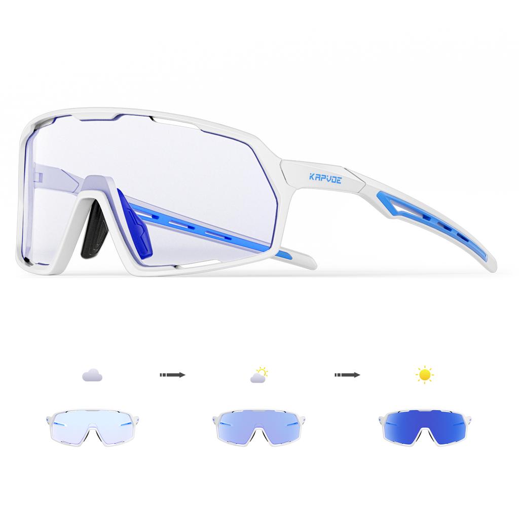 Kapvoe Photochromic Sunglasses Man MTB Climbing Glasses Outdoor Sports Bike Cycling Glasses Women Driving Bicycle Goggles UV400