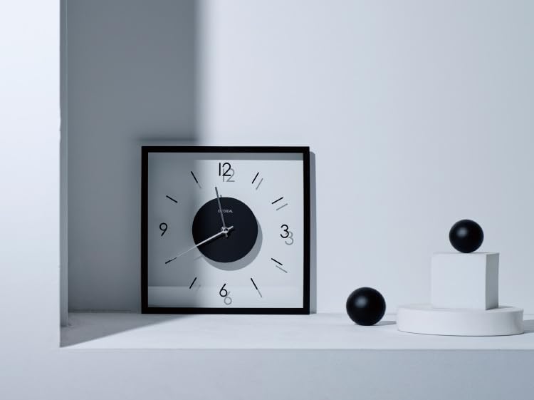 Interform Wall Clock CL-4424BN Laturi Brown Sweep Movement