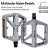 Bicycle Flat Pedals Ultralight MTB Road Bike Flat Pedal Platform Widen Nylon Cycling Footrest Mountain Folding Cycle Pedal Parts 6