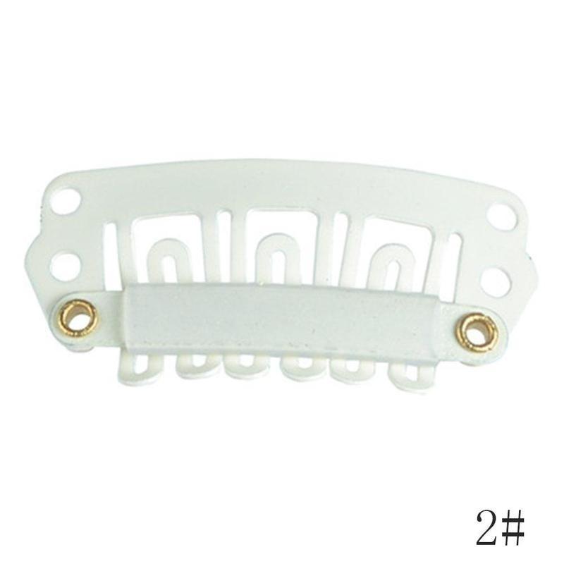 

Новинка, 1 шт., U-образная расческа для наращивания волос, уток, парик, клипсы, металлические зажимы, невидимая булавка белый