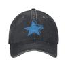 Hits Me Star Blue Logo Album Baseball Caps Outfits for Men Women Adjustable Trucker Hat