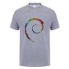 T-shirt Debian Unisex Casual Cotone Manica Corta Estate Sistema Operativo Linux Magliette Unisex Top