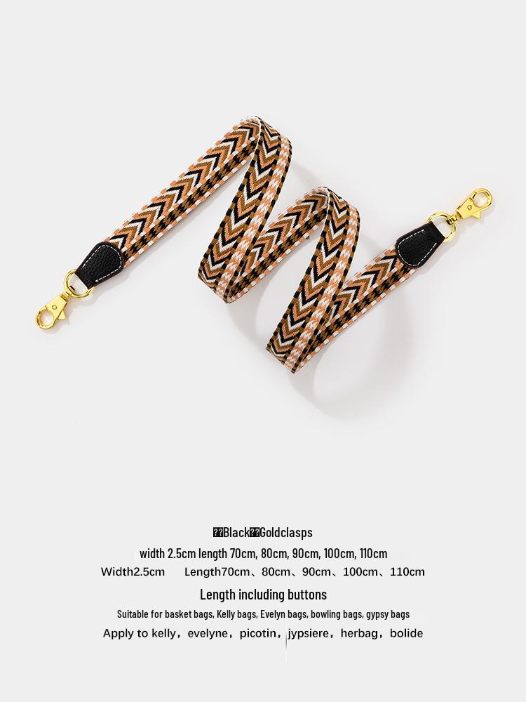 Fashion Cotton Webbing Strap for Kelly or Evelyn Crossbody Bags