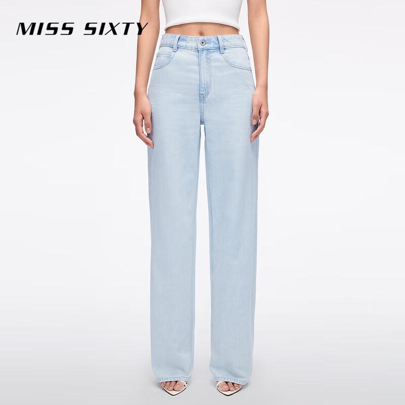 

MISS SIXTY 2025 Summer Retro Washed Straight-Leg Jeans 25