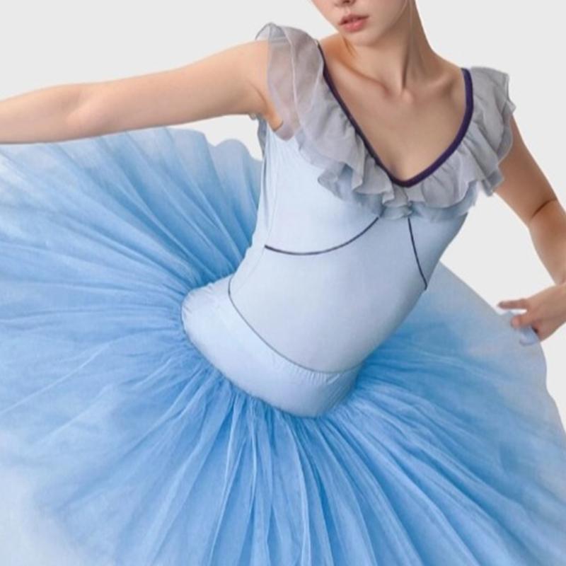 Breathable Ballet Skirt  Comfortable Nylon Costume Skirts Lightweight Ideal for Ballet Practices and Stage Performances