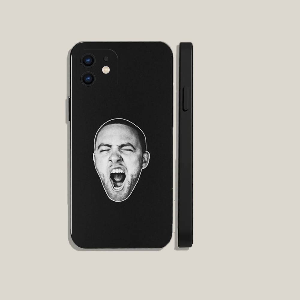 Rapper M-Mac M-Miller  Phone Case For iPhone16,15,14,13,12,11,Plus,Pro Max,XS,X,XR,SE,Mini,8,7 Soft Silicone Black Cover
