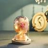 March 8th Women's Day Eternal Rose Glass Dome Bouquet - Ideal Birthday Gift for Girlfriend or Mom