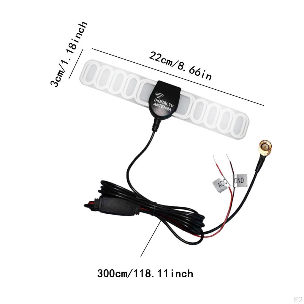 Digital TV Antenna Frequence Reception UHF 470~860MHz Stable Cable Length 3M
