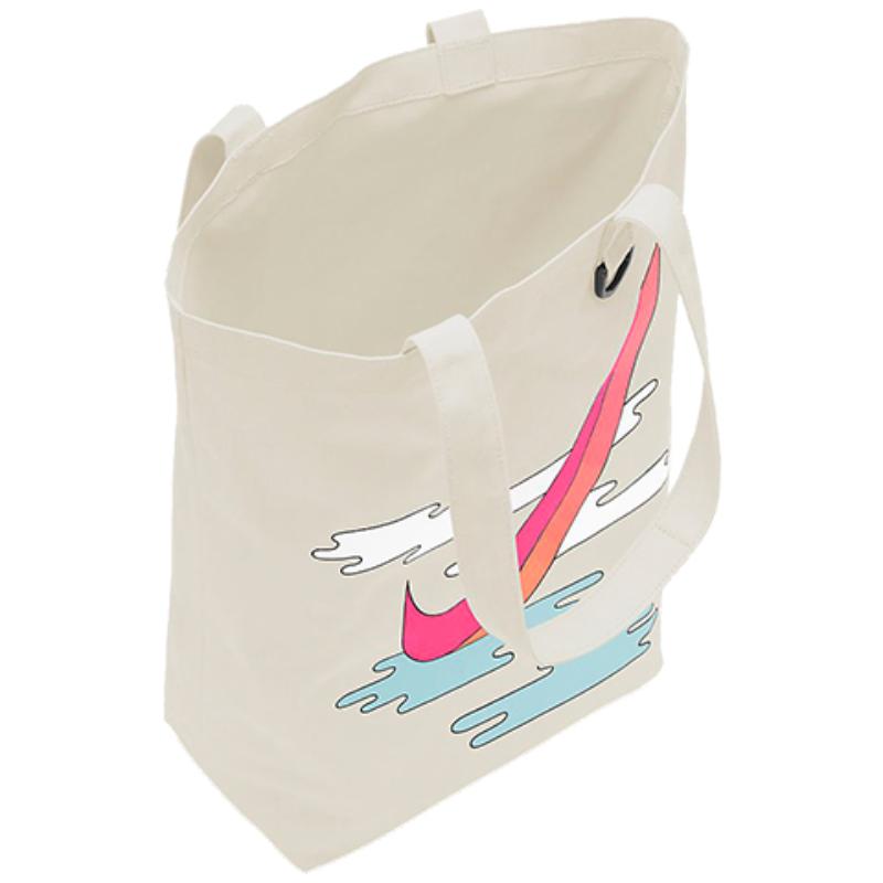 Nike Heritage Cotton Tote Bag Shopping Bag Shoulder Bags Unisex Beige Casual BA6027-125