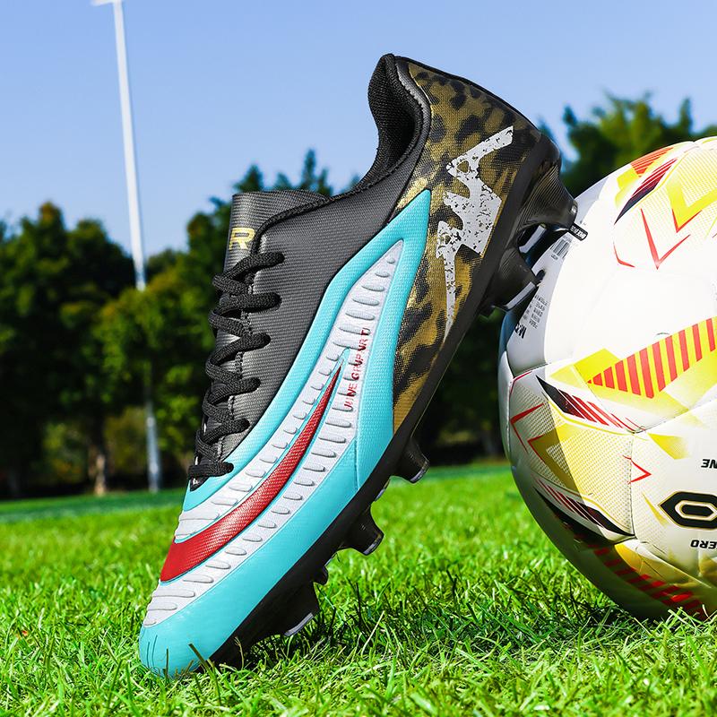 New Men Football Boots Ankle Kids Cleats Grass Training High-quality Soccer Shoes TF/FG Match Hot-selling Futsal Indoor Sport