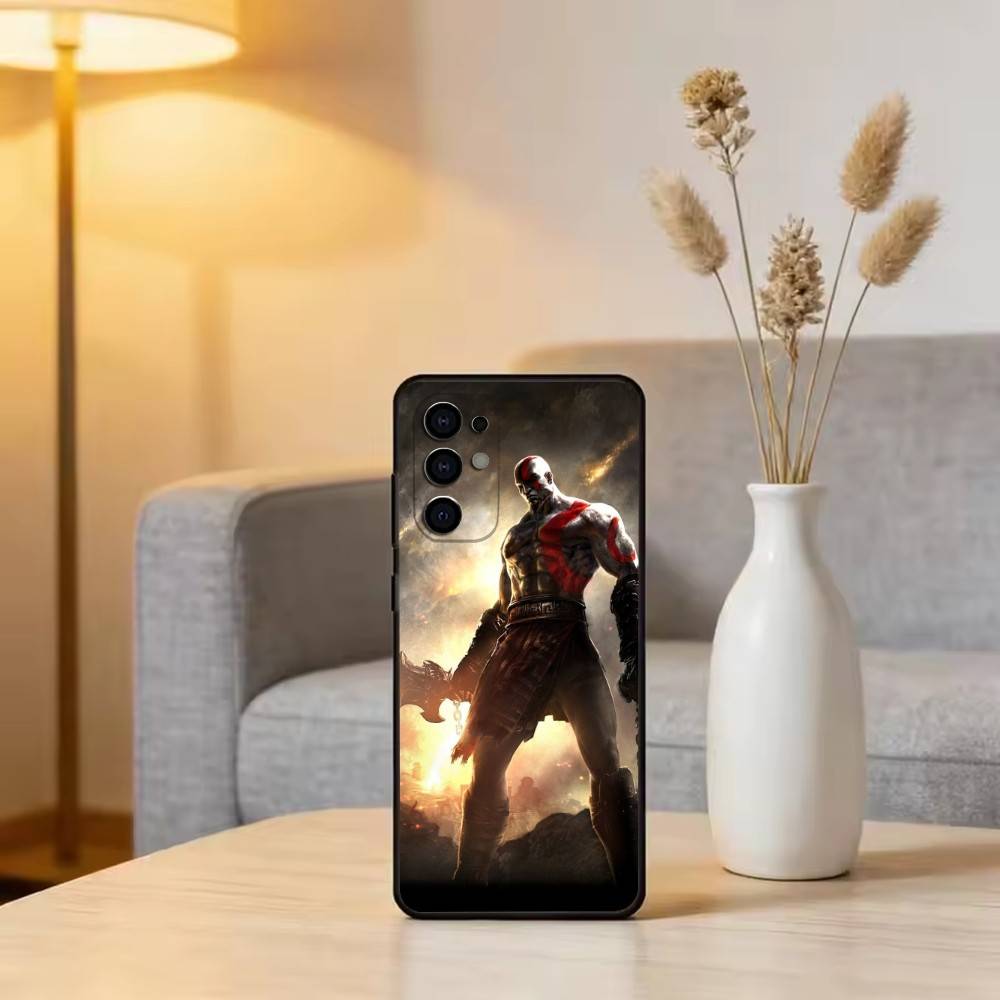 G-Gladiator W-War K-Kratos Phone Case For Samsung S25,S24,S21,S22,S23,S30,Ultra,S20,Plus,Fe,Soft Silicone Black Cover