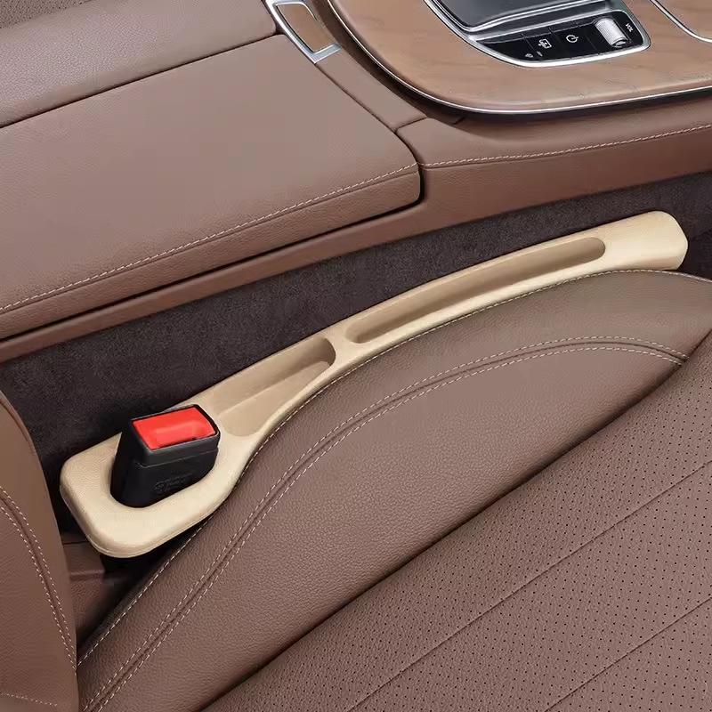 1 Pair Car Seat Gap Stuff Side Seam Universal PU Car Gap Filler Leakproof Seat Gap Storage Organizer Car Interior Accessories