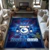 Cardiff City Printed Crystal Velvet Rug Non‑Slip Crystal Velvet Carpet For Sofa Bedroom Indoor Home Decoration