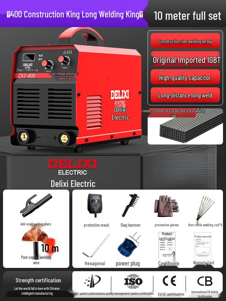 DELIXI Dual Voltage Industrial & Household All-Copper Welding Machine