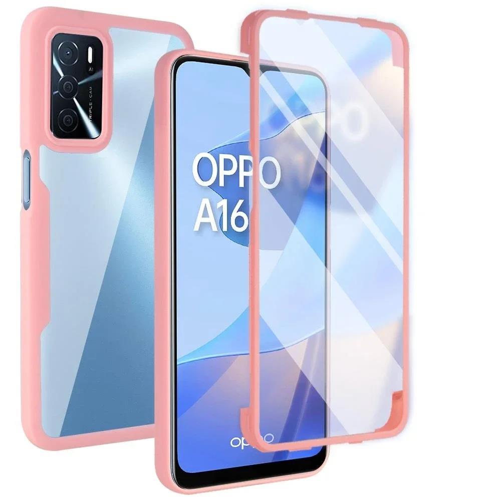 

360° Full Protection Clear Shockproof Phone Cover for OPPO Find X5 Pro A79 A96 A95 A94 A36 A76 A92 A93 A54 A77 5G 4G Case OPPO A79 5G