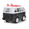 1:36 Cartoon Q-version Bus Children's Toy Car Alloy Sound Light Pull Back Model Miniature Collection Gift