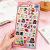 Cartoon Style Japanese Style Stickers Cute 3D Sticker Cute 3D Relief Stickers  for Diary Decor