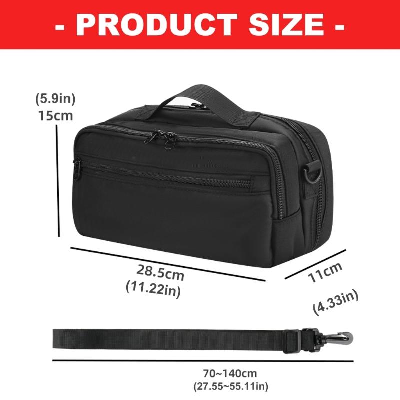 Protective Game Consoles Organiser Bag With Reinforced PP Board Interior Soft Lining For NS2 NS1 Accessories Storage