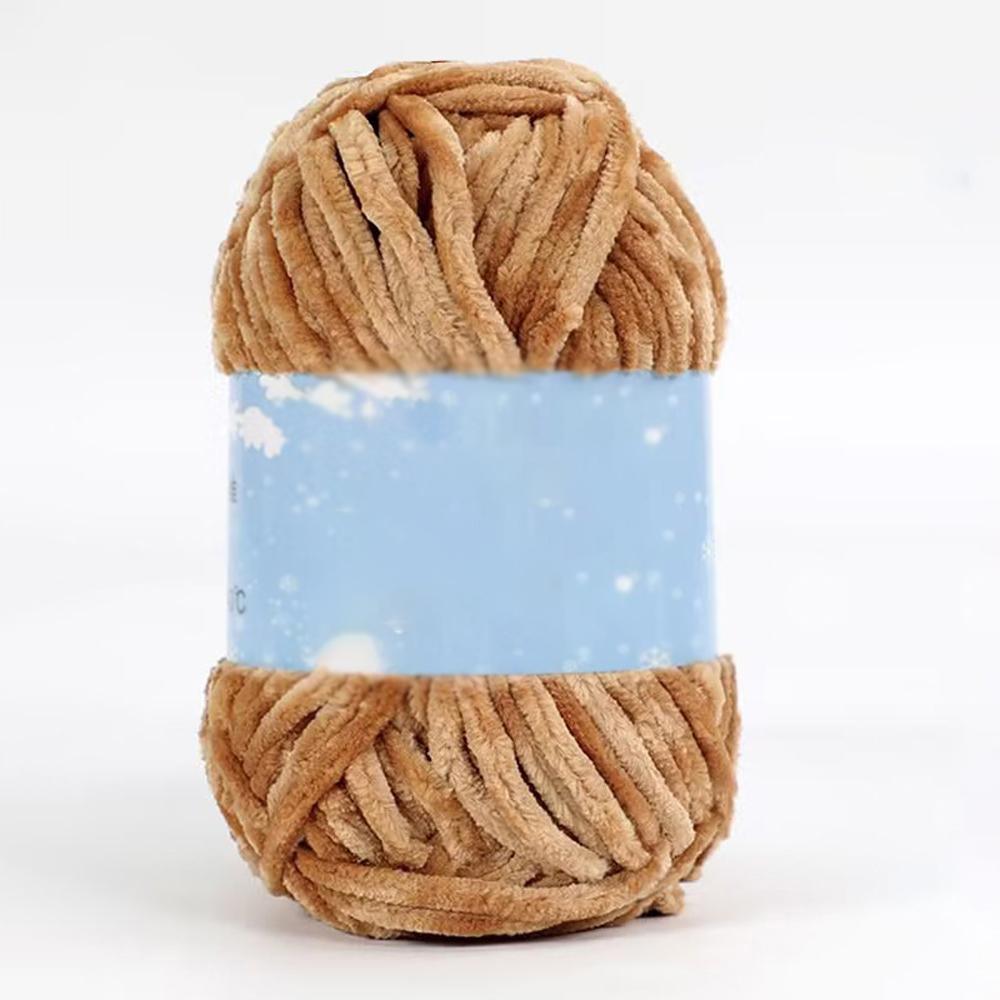 Soft Chenille Yarn for Crocheting Super Bulky Baby Blanket Yarn for Knitting, Weaving Craft DIY Amigurumi Yarn