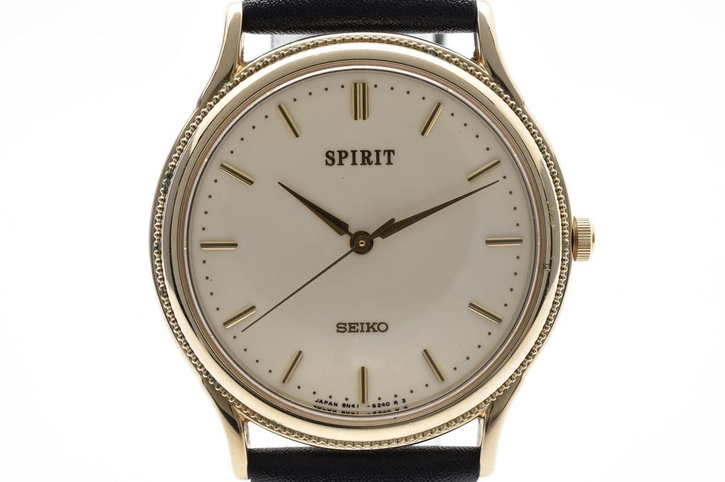 Used SEIKO SpiritWatches Gold Plated unisex beigeDial