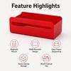 No-Drill Magnetic Wall Mount Tissue Holder Space Saving Storage Box Kitchen Bathroom Napkin Kitchen Towel Organizer Rack